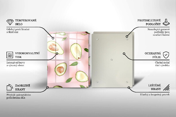 Work surface savers Avocado pattern