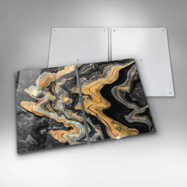 Induction hob cover Abstract structure