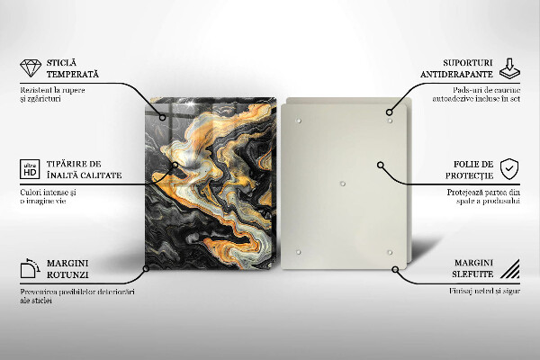 Induction hob cover Abstract structure