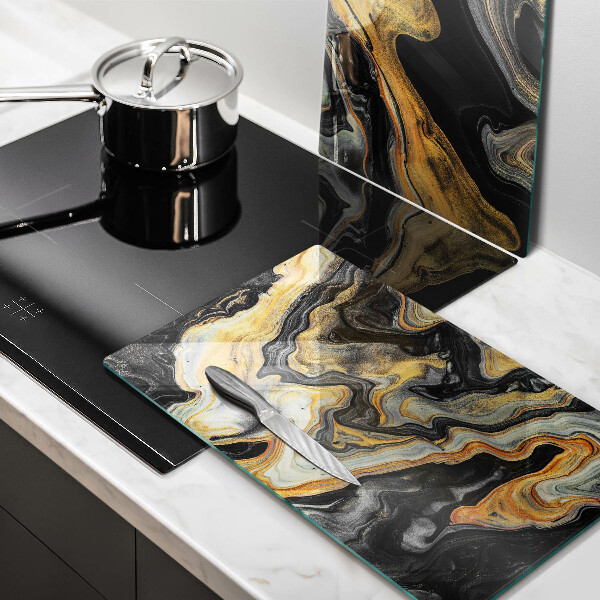 Induction hob cover Abstract structure