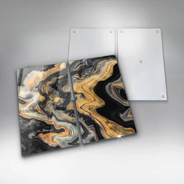Induction hob cover Abstract structure