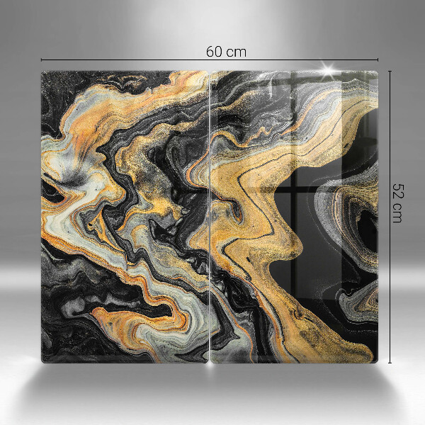 Induction hob cover Abstract structure