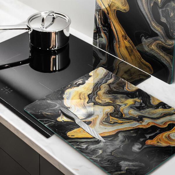 Induction hob cover Abstract structure