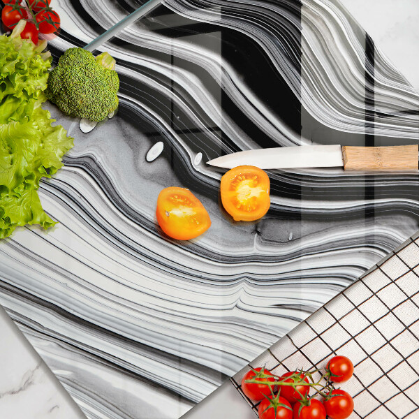 Induction hob cover Ink abstraction