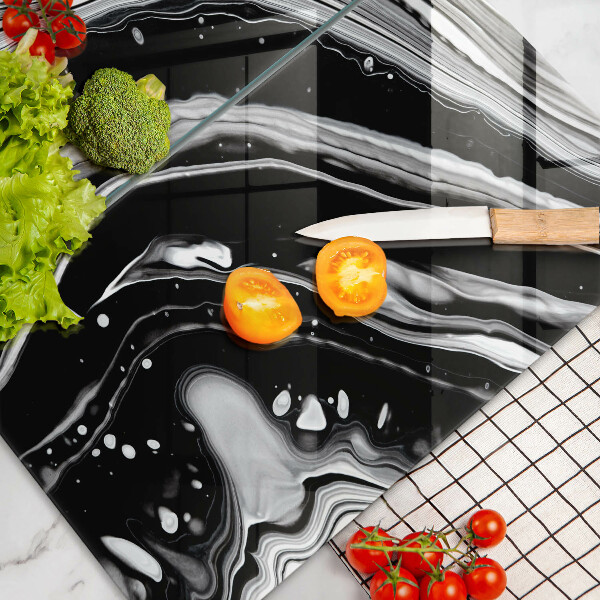 Induction hob cover Ink abstraction