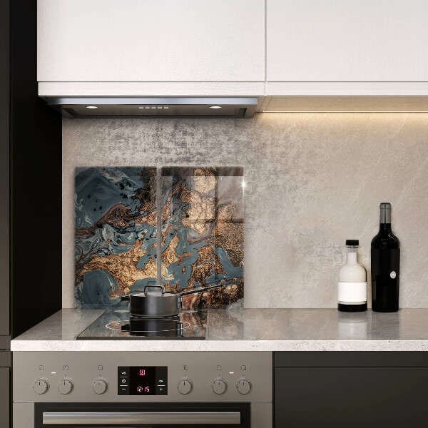 Induction hob cover Golden Rock structure