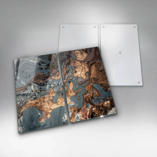 Induction hob cover Golden Rock structure