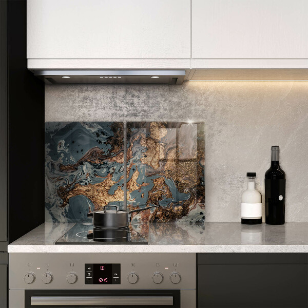 Induction hob cover Golden Rock structure