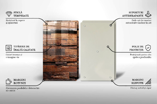 Kitchen worktop protector Decorative wood boards