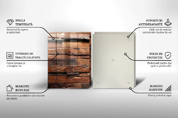 Kitchen worktop protector Decorative wood boards