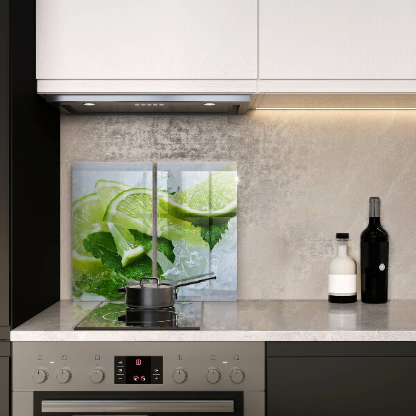 Kitchen worktop protector Lime mint and ice