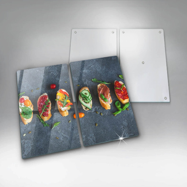 Induction hob cover Colorful Sandwiches