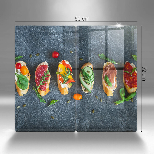 Induction hob cover Colorful Sandwiches
