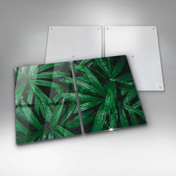 Induction hob cover Plants leaves