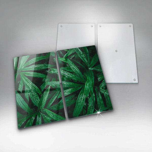 Induction hob cover Plants leaves