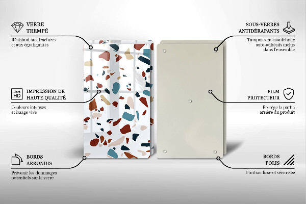 Work surface savers Decorative stone