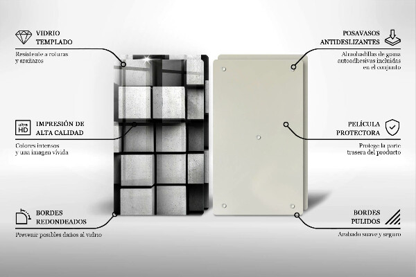 Work surface savers 3D geometry background