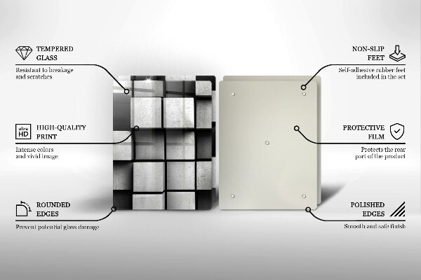 Work surface savers 3D geometry background