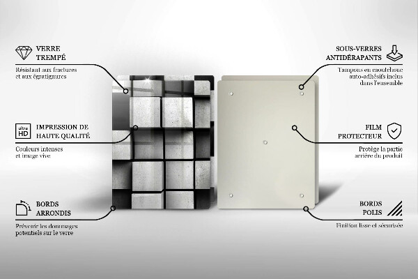 Work surface savers 3D geometry background