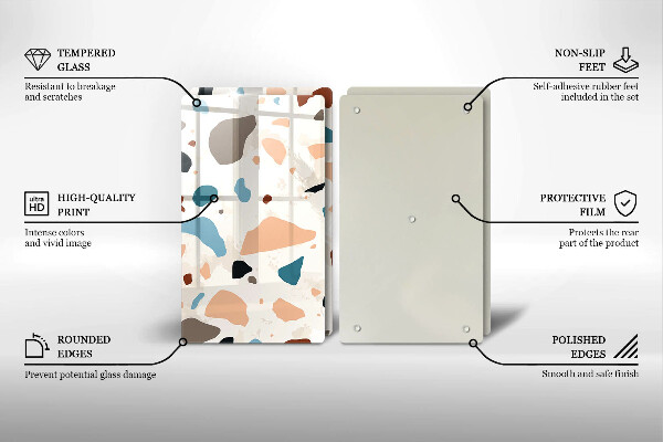 Work surface savers Decorative stone stone