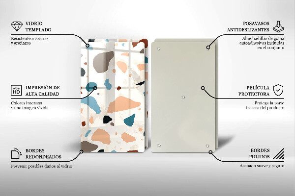 Work surface savers Decorative stone stone