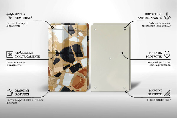 Kitchen worktop saver Decorative stones