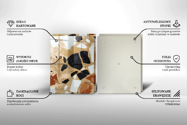 Kitchen worktop saver Decorative stones