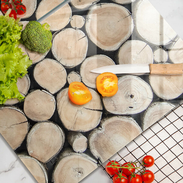 Kitchen worktop protector Wood trunks of the tree