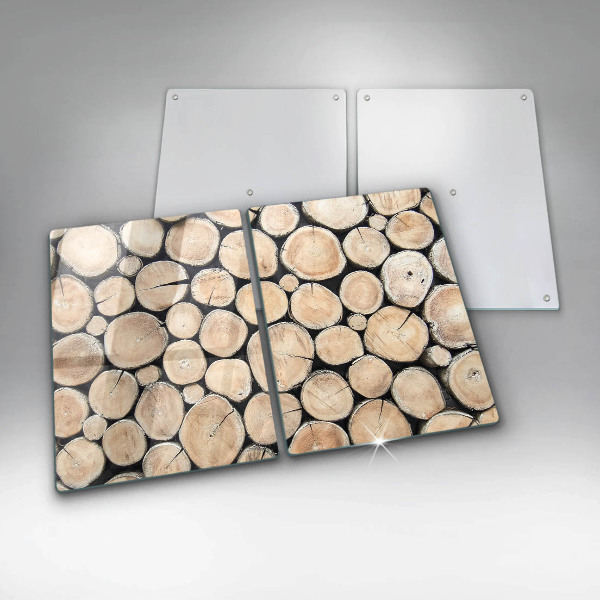Kitchen worktop protector Wood trunks of the tree