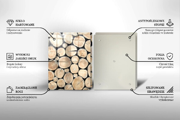 Kitchen worktop protector Wood trunks of the tree