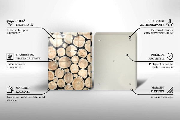 Kitchen worktop protector Wood trunks of the tree