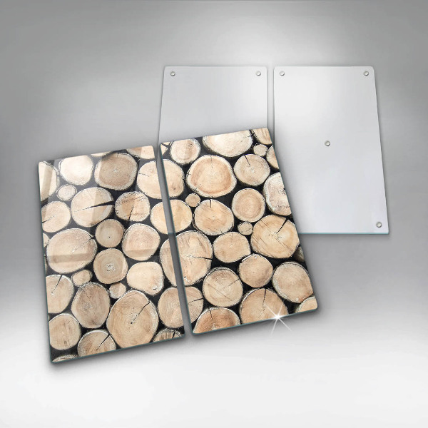 Kitchen worktop protector Wood trunks of the tree