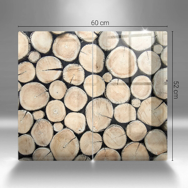 Kitchen worktop protector Wood trunks of the tree