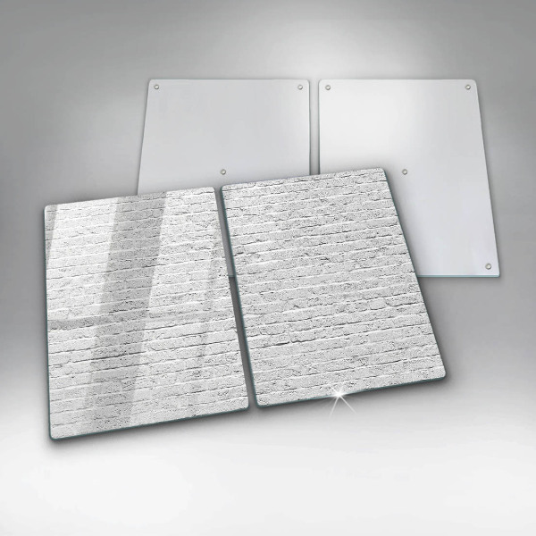 Induction hob cover Brick wall