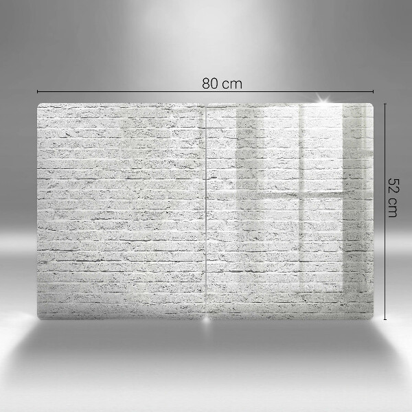 Induction hob cover Brick wall