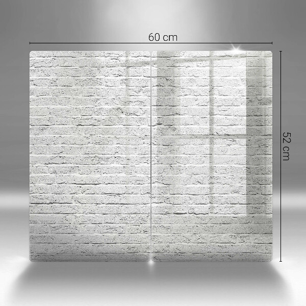 Induction hob cover Brick wall