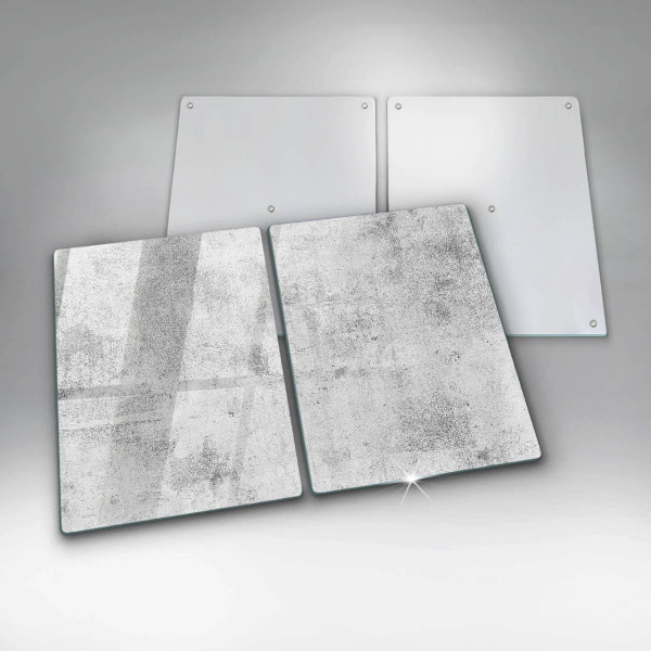 Induction hob cover Concrete texture
