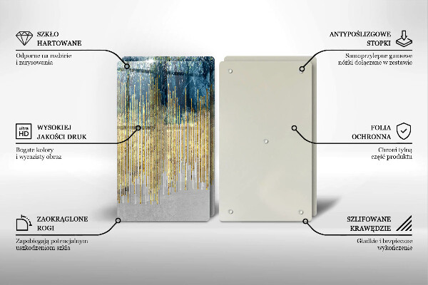 Induction hob cover Designer abstraction