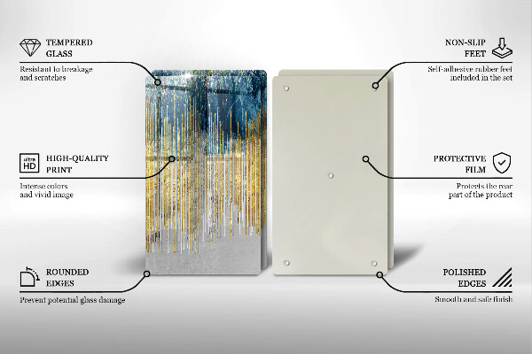 Induction hob cover Designer abstraction