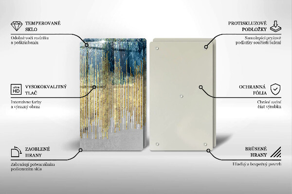 Induction hob cover Designer abstraction