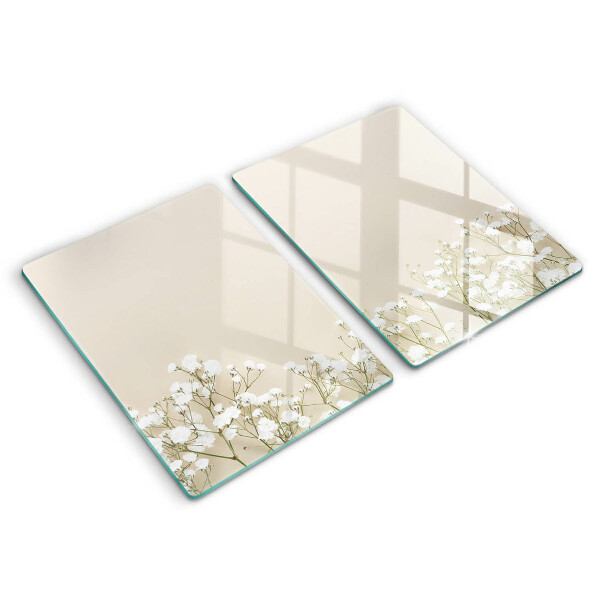 Induction hob cover Boho flowers