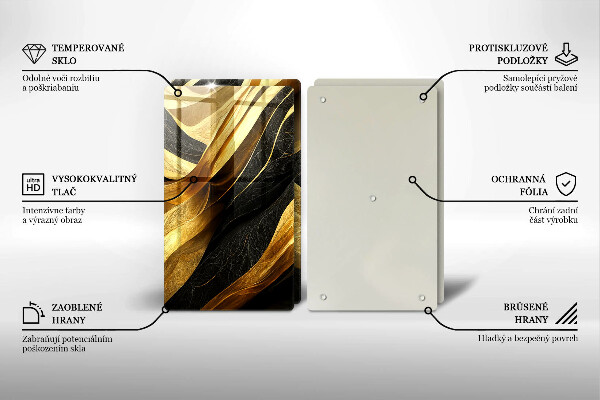 Induction hob cover Elegant abstraction