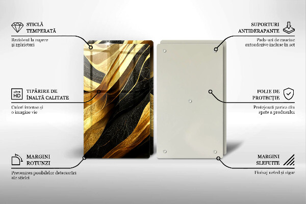 Induction hob cover Elegant abstraction