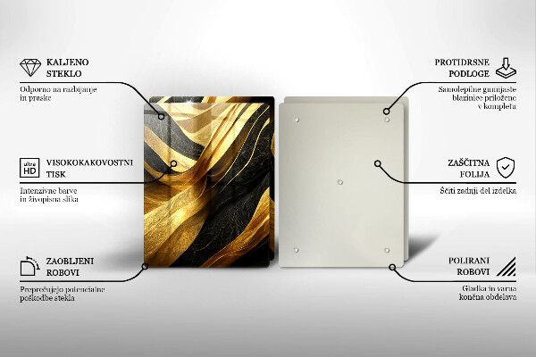 Induction hob cover Elegant abstraction