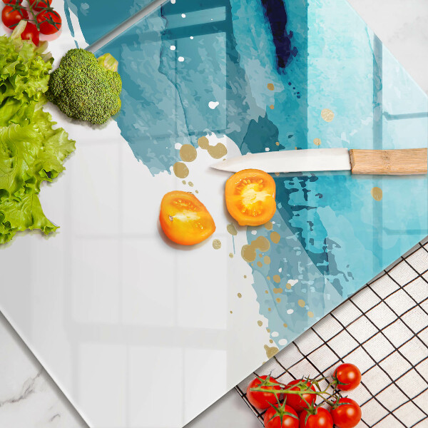 Induction hob cover Blue spots