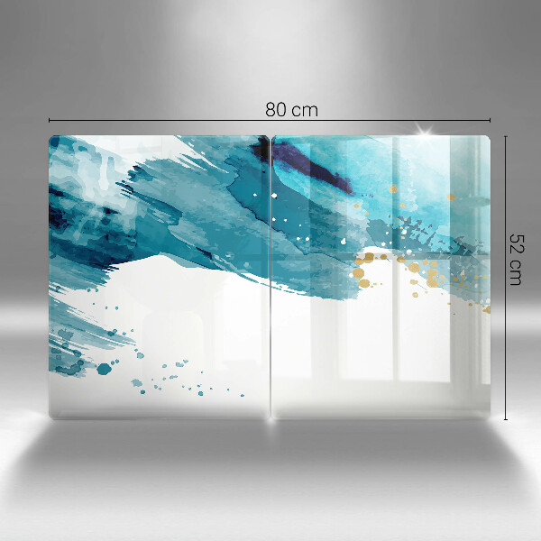 Induction hob cover Blue spots