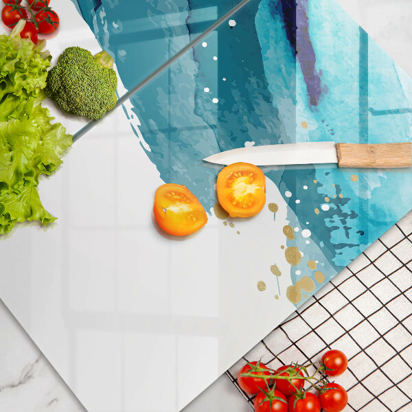 Induction hob cover Blue spots