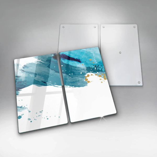 Induction hob cover Blue spots