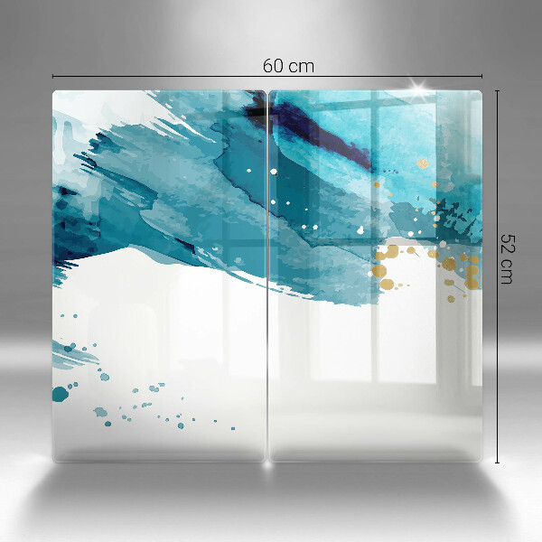 Induction hob cover Blue spots