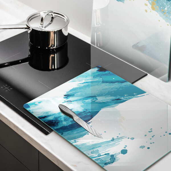 Induction hob cover Blue spots